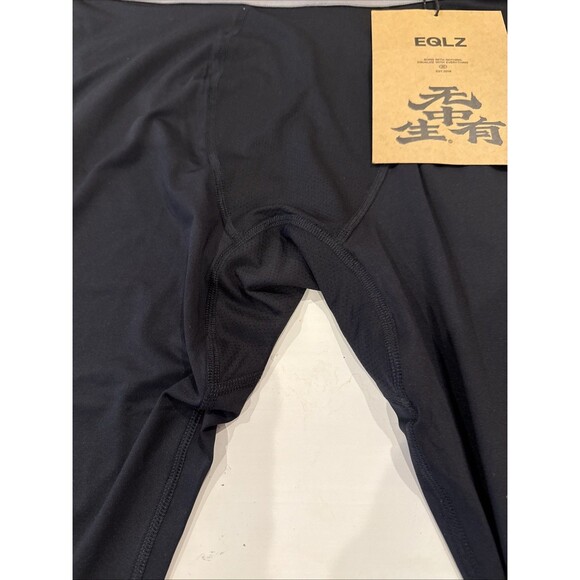 BIG & TALL MENS Stretch Leggings Eglz Black Size 4XL NEW WITH TAGS - Picture 5 of 9